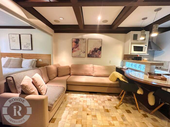 1 - Apartamento De Um Dormitório Flat Em Canela em canelaLaje de Pedra