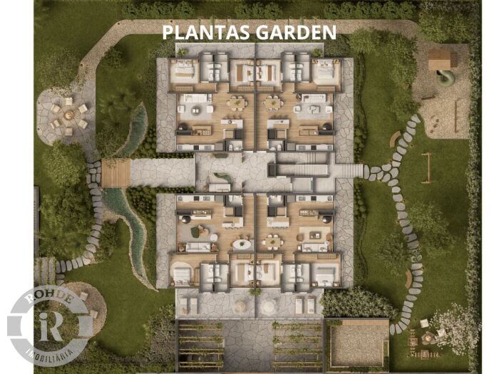 3 - Apartamento 2 Dormitórios No Casa Cipó Bavária em gramadoBavária