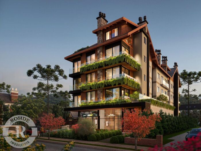 1 - Apartamento De 1 Dormitório Em Gramado em gramadoCENTRO