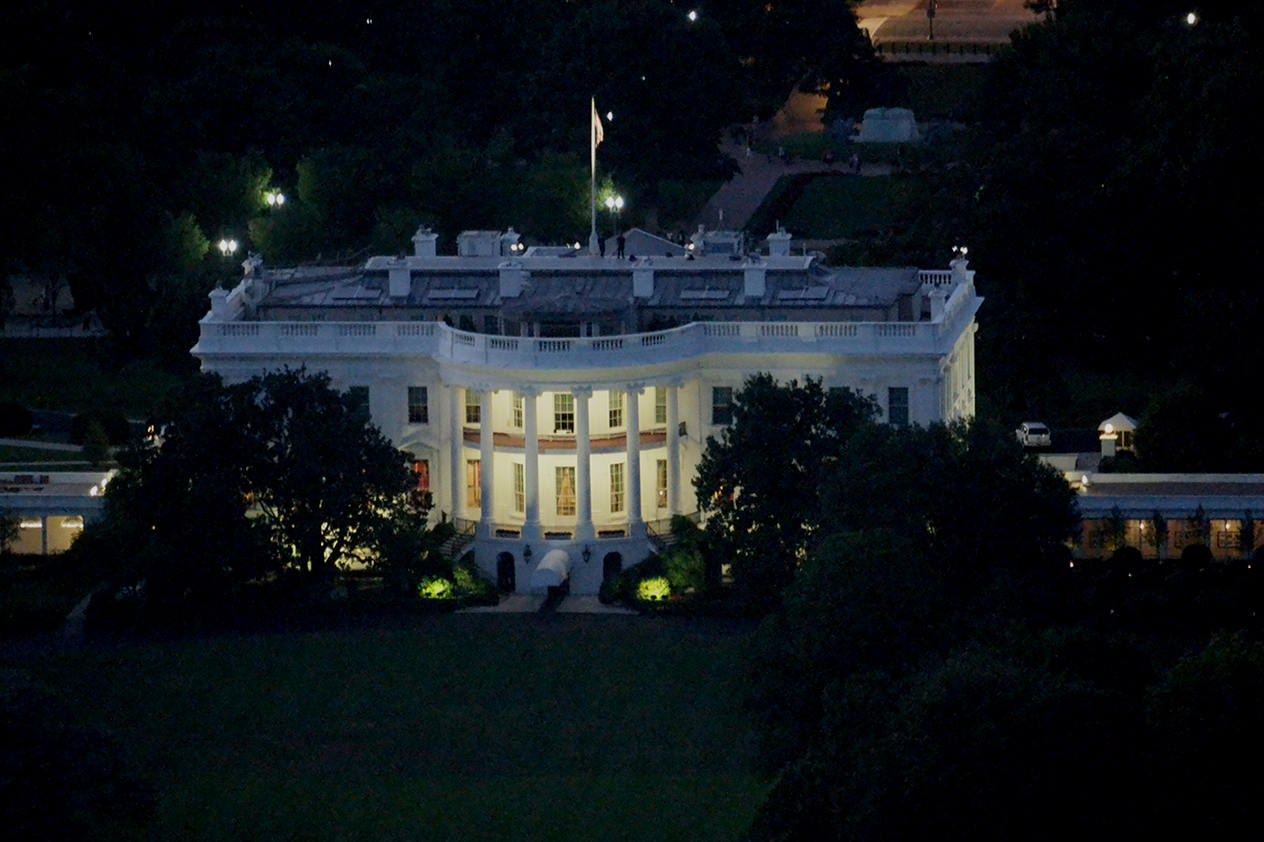 White House in Lights