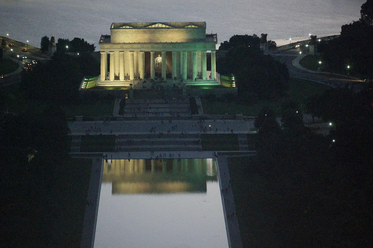 Lincoln Memorial in Lights