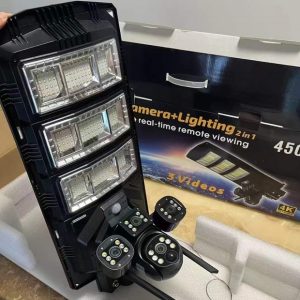 V380 Pro Solar Street Light Ptz Flood Light 4G Camera 450W In Nairobi Kenya
