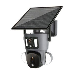 UBOX 4MP Dual Lens 4G PTZ Solar Camera With Foodlight