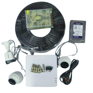 Hikvision 3 1080P Full HD 2MP CCTV Cameras Full System Kit -500GB Harddisk