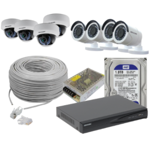 Hikvision 8 Channel IP camera IR Package 2MP 8channel NVR DS-7108NI-Q1 kit