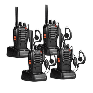 Baofeng BF-888s Walkie-Talkie (4 Pieces) 3KM Range 16 Channel