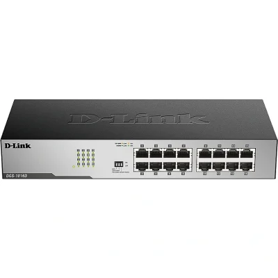 D-LINK-DGS1016D -16 PORT GIGABIT UNMANAGED SWITCH