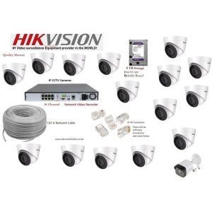 Hikvision 16 IP camera IR Package 2MP with 4TB HDD Channel NVR DS-7116NI-Q1