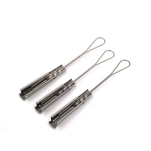 Dropcable tension clamps
