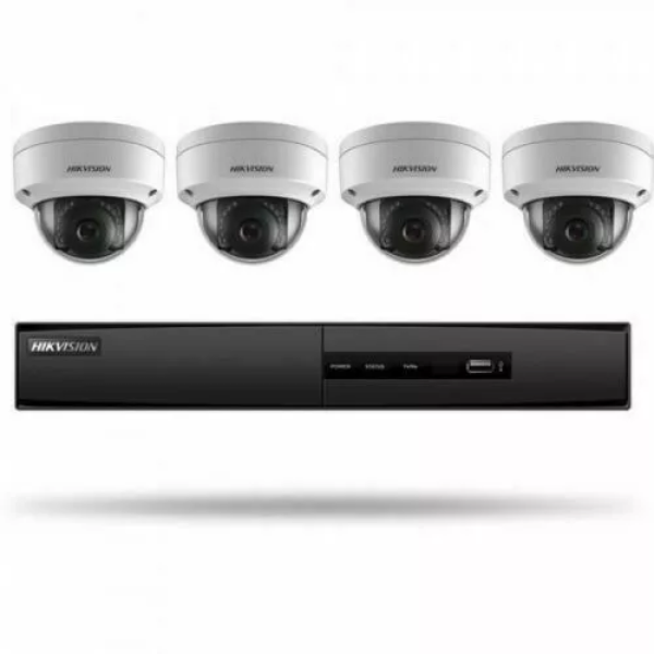 Hikvision 4 Channel IP camera Smart hybrid Package 2MP 4 channel NVR with 500GB HDD