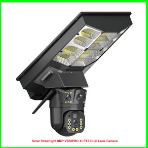 Triple lense solar 4G with floodlight camera