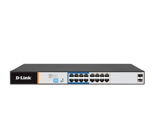D-Link 16-Port Gigabit Managed PoE Switch