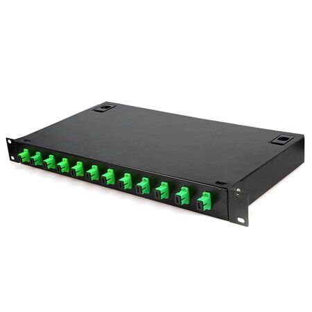 1U Wall Mount Fiber Optic 12 Core ODF