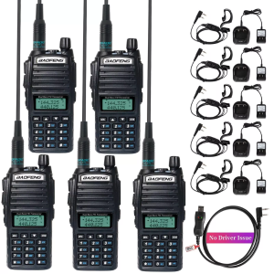 Baofeng Uv82 Radio Calls  5W 5 Pieces 8Km Range Dual Screen