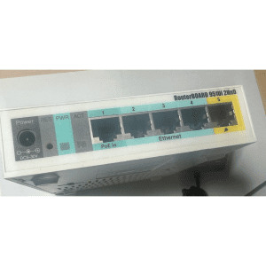 MikroTik RB951Ui-2HnD 2.4GHz AP with five Ethernet ports and PoE | Vestek ICT