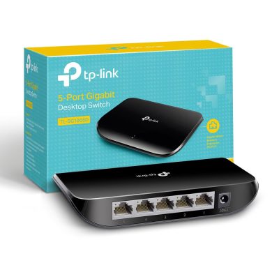 TP-LINK 5PORT GIGABIT NETWORK SWITCH TL-SG1005D