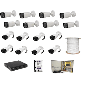 Dahua 16 Channel Complete 1080P CCTV Cameras Full Kit