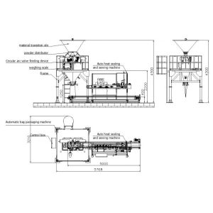 Weighing Type Chemical Packing Machine Packing Speed 300bags/hour SS304 Material