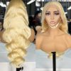 Blonde 613 Lace Front Wig Real Hair – Body Wave