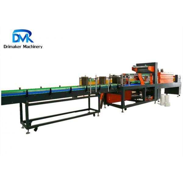 Auto Heat Shrink Tunnel Packing Machine For Beverage Flat Bottle