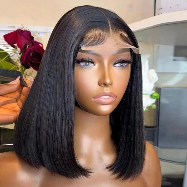 real hair bob wig