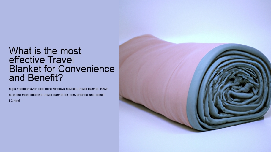 What is the most effective Travel Blanket for Convenience and Benefit?