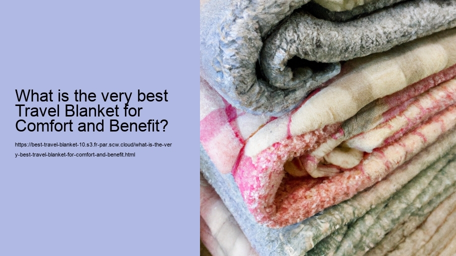 What is the very best Travel Blanket for Comfort and Benefit?