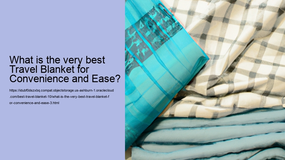 What is the very best Travel Blanket for Convenience and Ease?