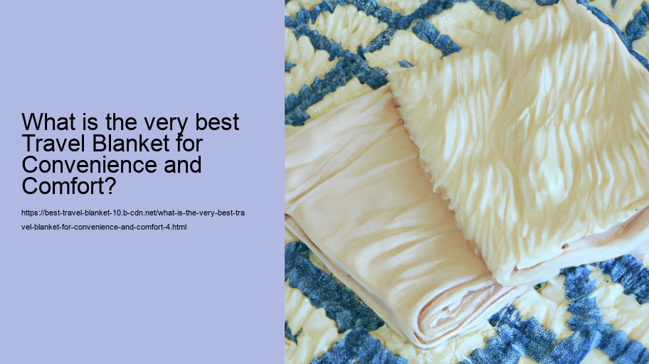 What is the very best Travel Blanket for Convenience and Comfort?