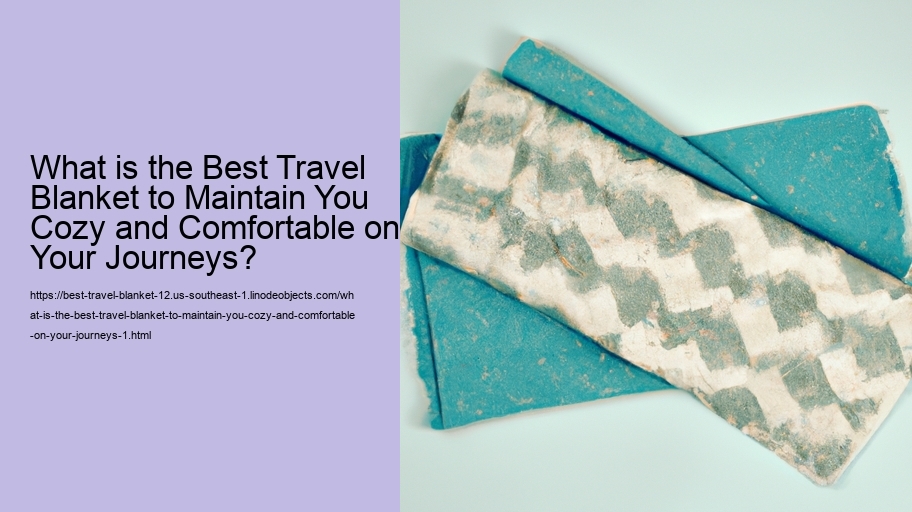What is the Best Travel Blanket to Maintain You Cozy and Comfortable on Your Journeys?