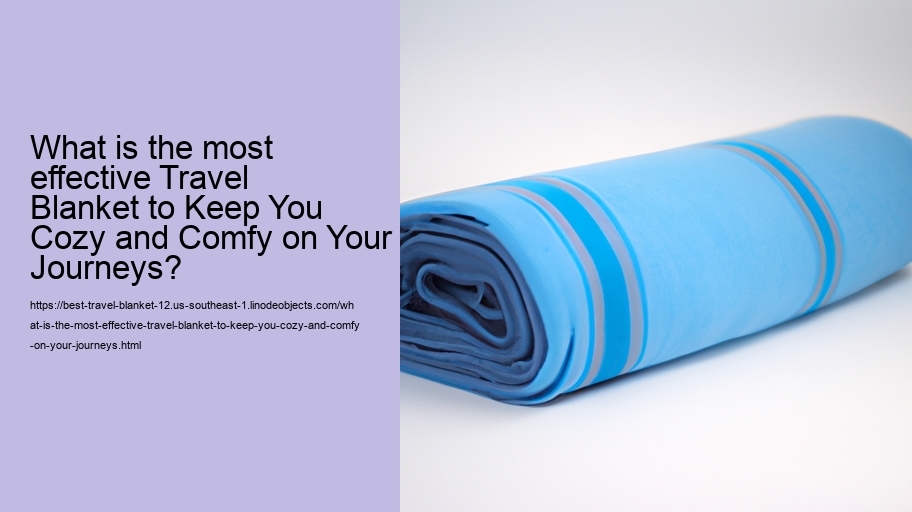 What is the most effective Travel Blanket to Keep You Cozy and Comfy on Your Journeys?