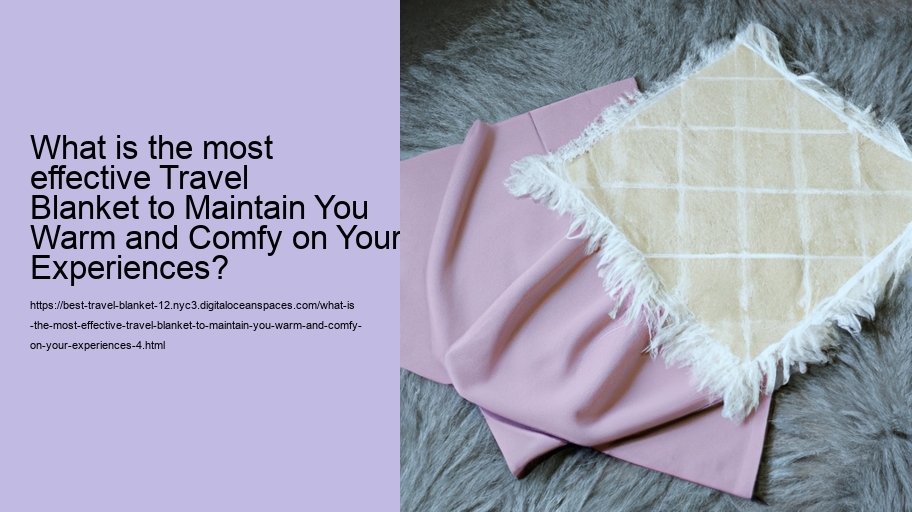 What is the most effective Travel Blanket to Maintain You Warm and Comfy on Your Experiences?