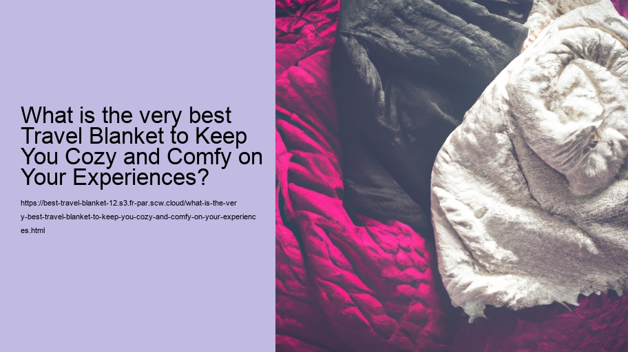 What is the very best Travel Blanket to Keep You Cozy and Comfy on Your Experiences?