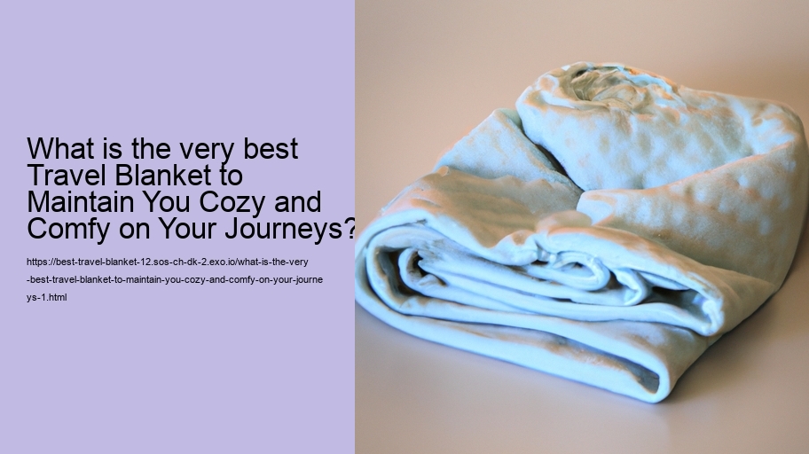 What is the very best Travel Blanket to Maintain You Cozy and Comfy on Your Journeys?