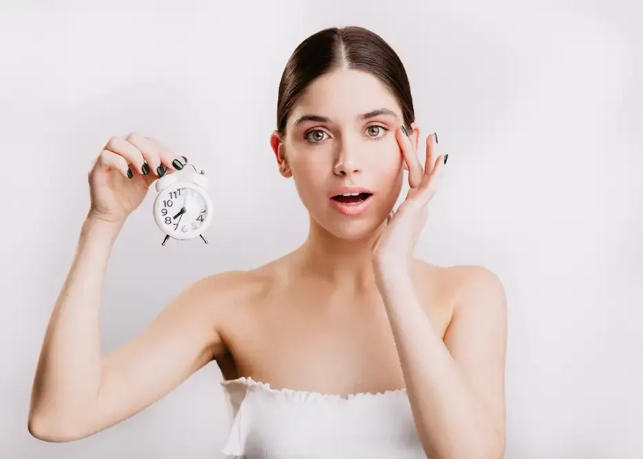 Sesión de radiofrecuencia en progreso