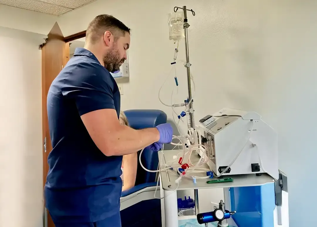 Proceso de Ozonoterapia Extracorpórea