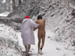 露出狂の少年強姦『雪山で素っ裸に縛られ車内で強姦』