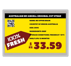 10.2 inch Electronic Shelf Label 2.4 GHz
