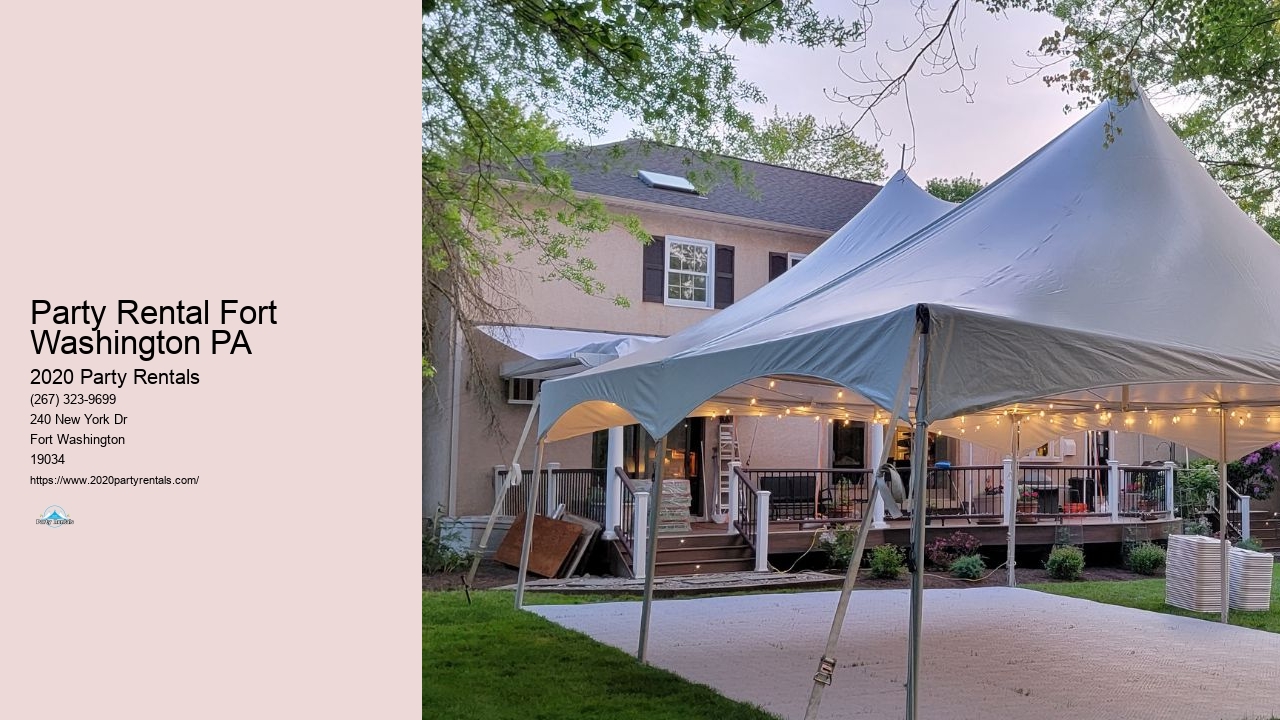 2020 Party Rentals Tent Rentals