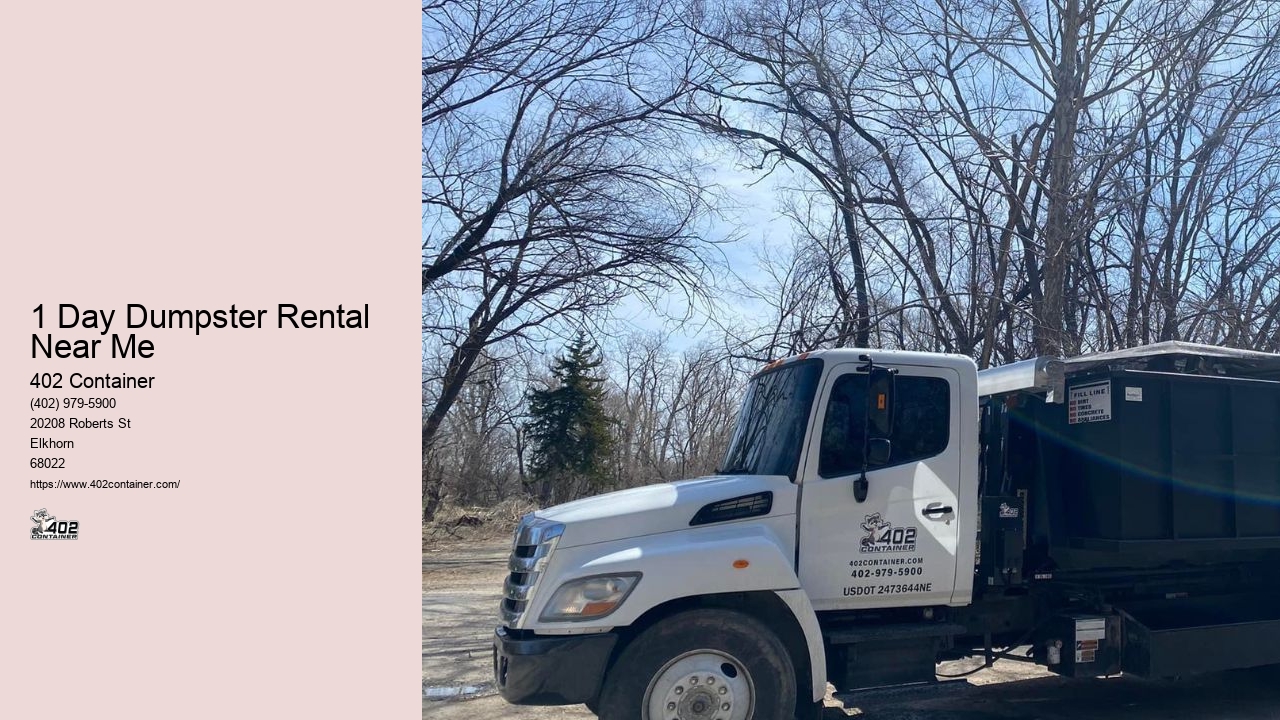 Construction Dumpster Rental Nebraska