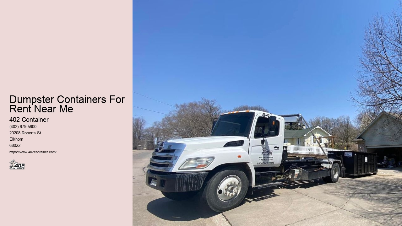 Dumpster Containers For Rent Near Me