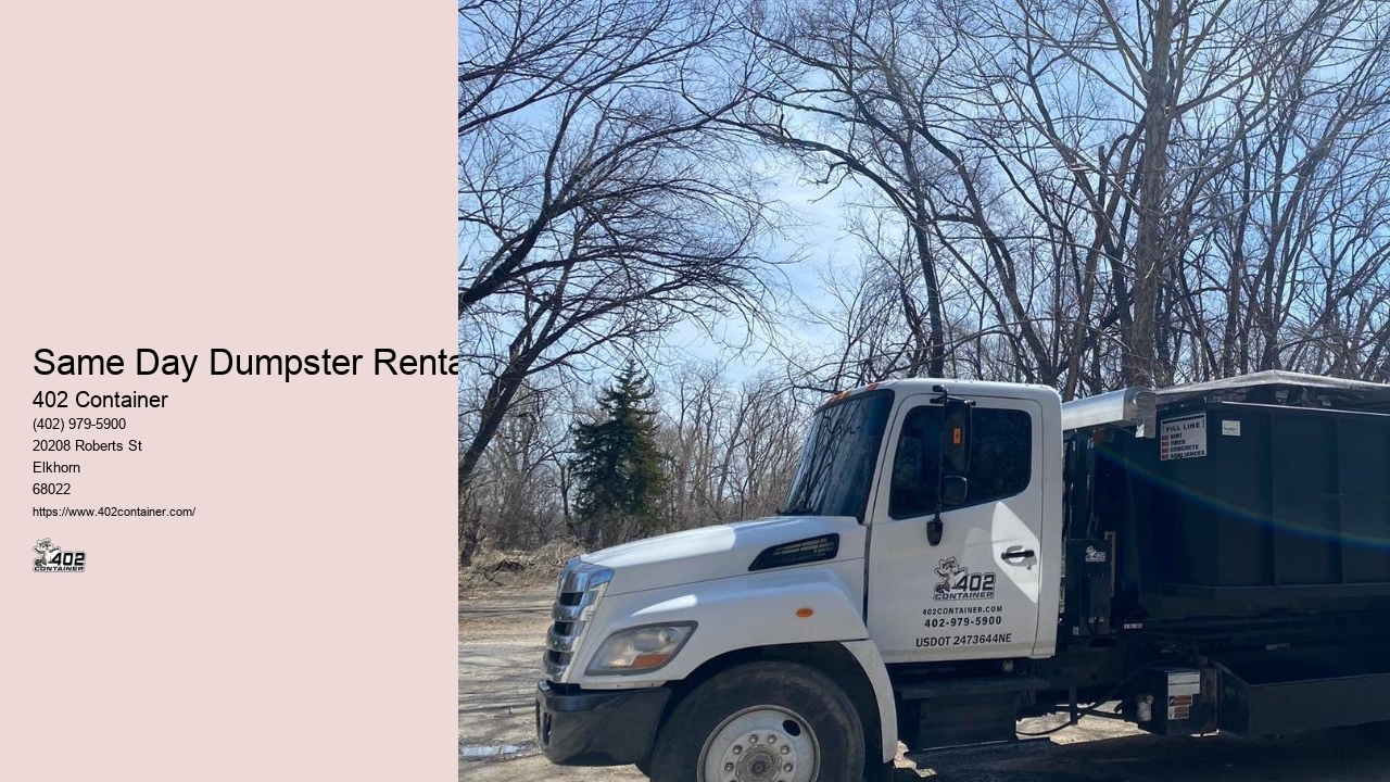 Construction Dumpster Rental Cost Near Me