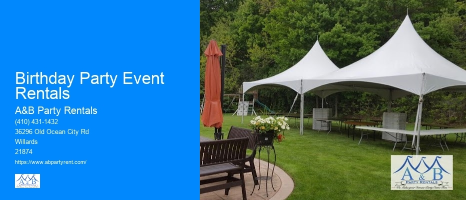 Rent A Party Tent Near Me