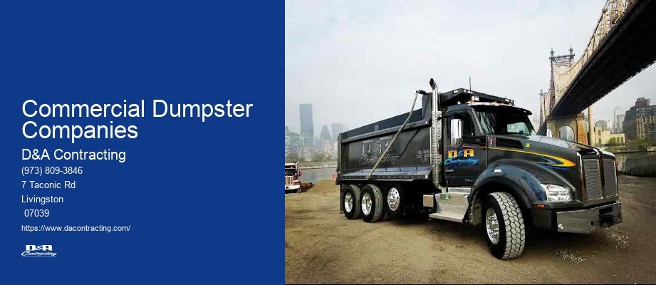 Commercial Dumpster Companies