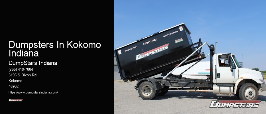 Dumpsters In Kokomo Indiana