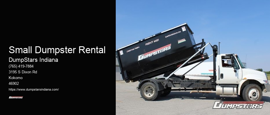 Small Dumpster Rental