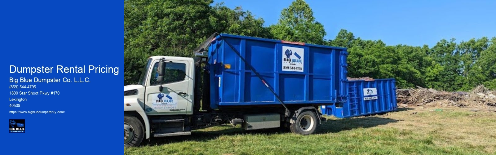 Dumpster Rental Pricing