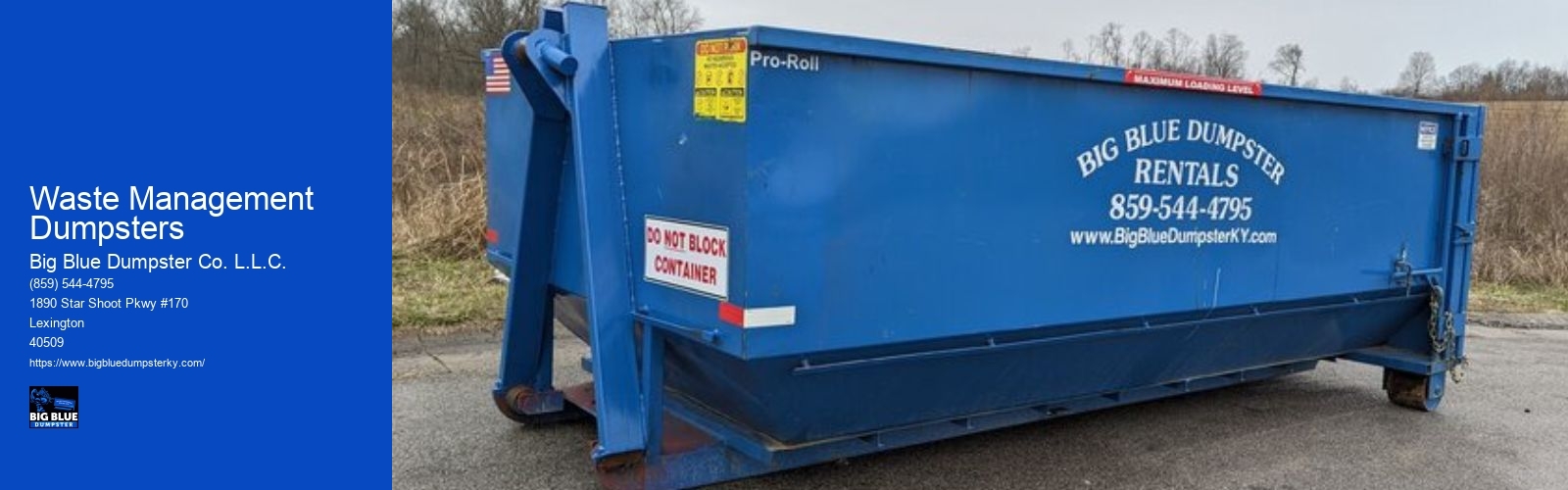 Waste Management Dumpsters