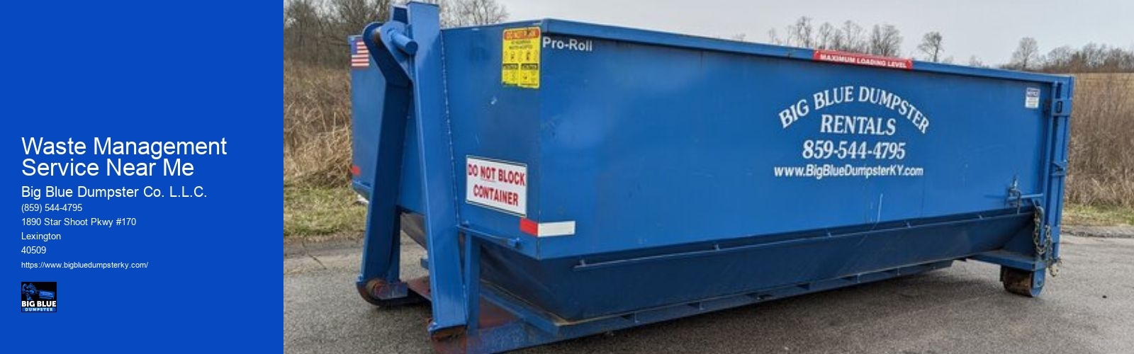 Waste Management Service Near Me