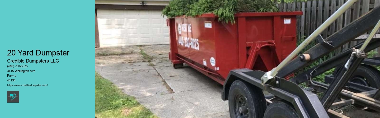 20 Yard Dumpster